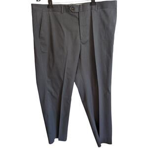 NWT Tasso Elba Men's 46 Big Gray Pants Signature Chino Cotton New
